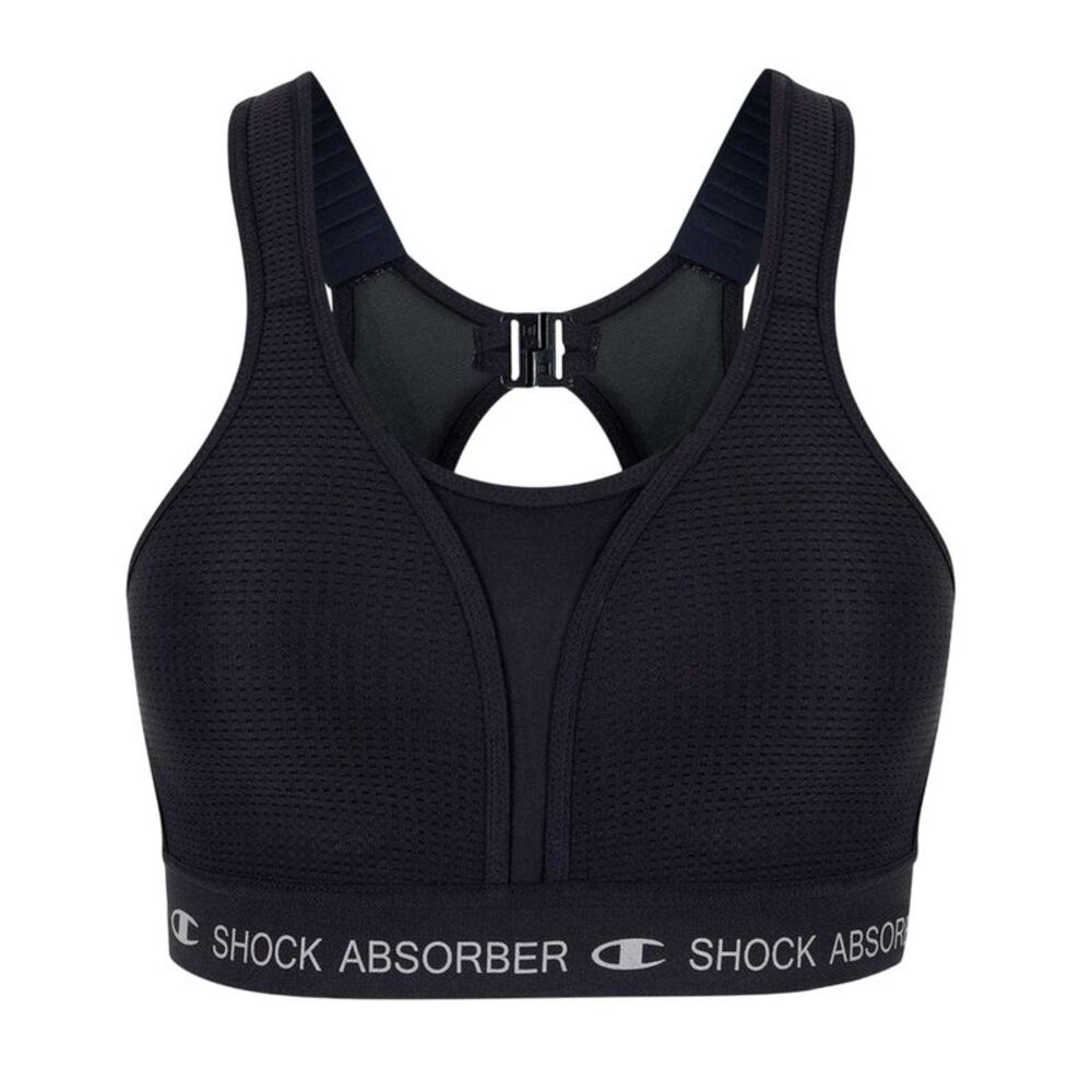 Shock Absorber Womens/Ladies Logo Sports Bra / Black